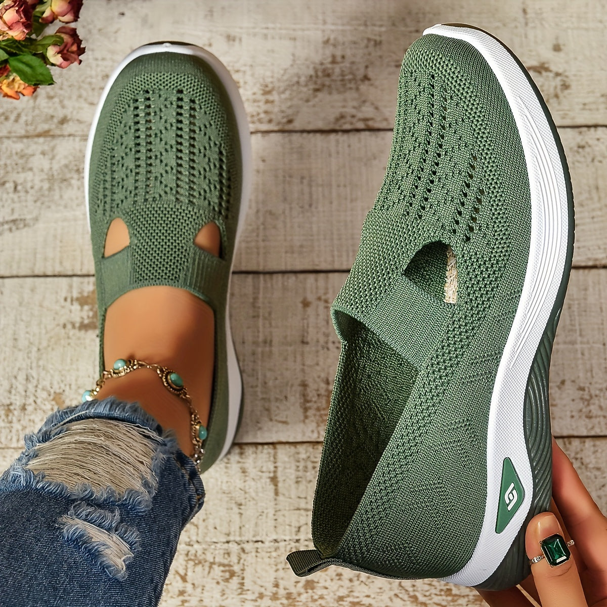 Carmelle – Slip-On prodyšné turistické boty
