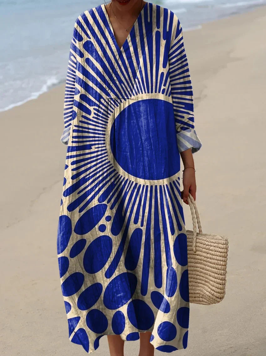 Alizée | Grafické Sluneční Šaty