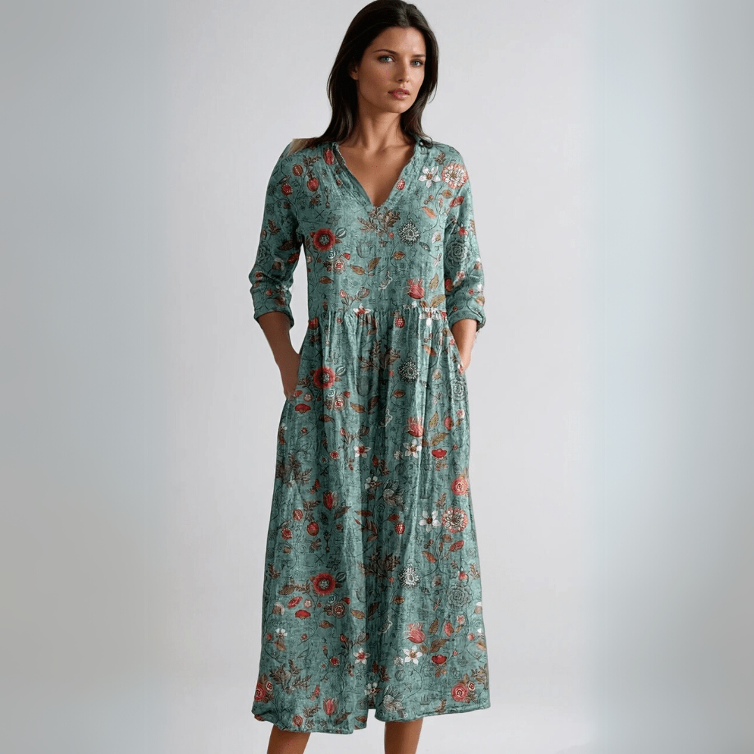 Eliana | Elegantní květinové šaty