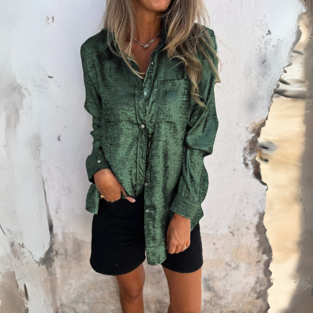 Andrea | Elegantní hedvábná halenka