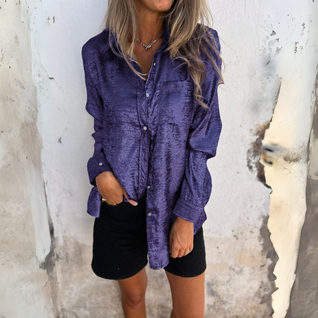 Andrea | Elegantní hedvábná halenka