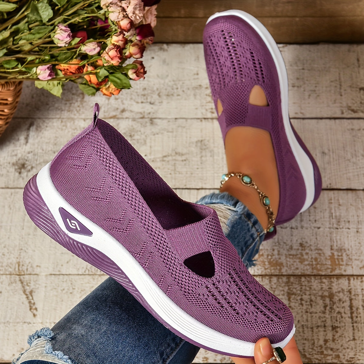 Carmelle – Slip-On prodyšné turistické boty