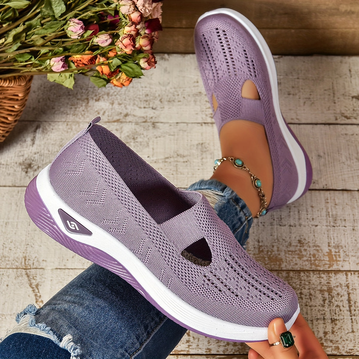 Carmelle – Slip-On prodyšné turistické boty