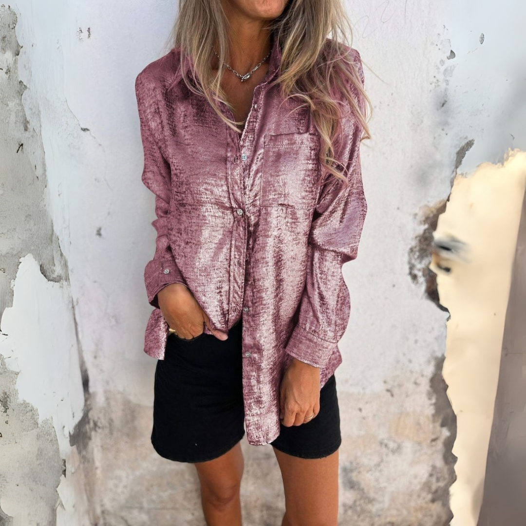 Andrea | Elegantní hedvábná halenka