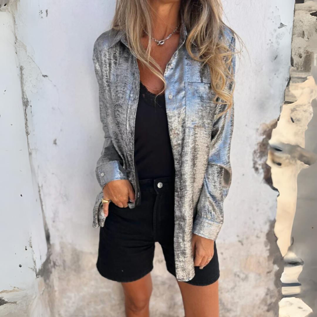 Andrea | Elegantní hedvábná halenka