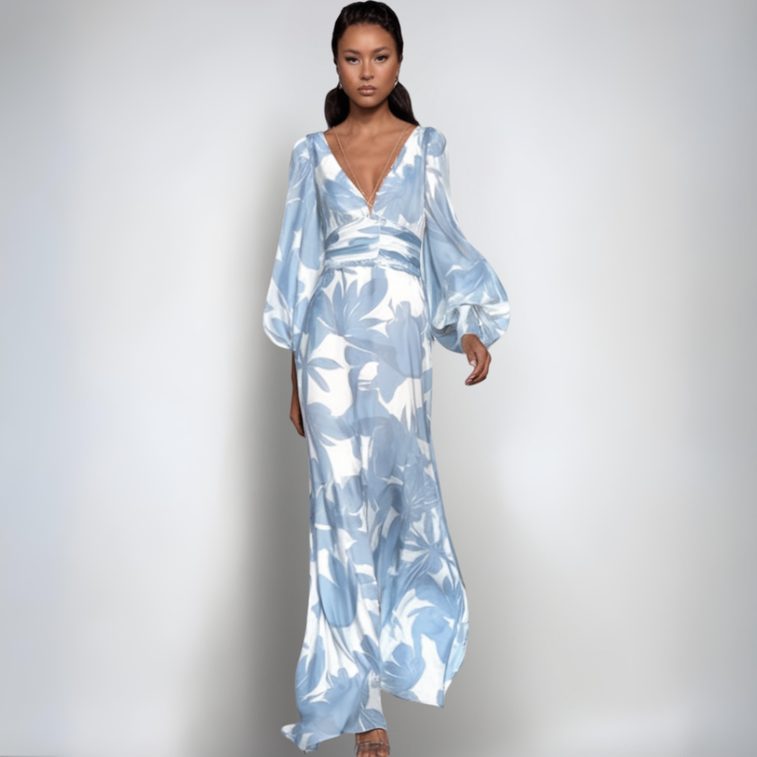 Alice | Elegantní Květinové Zavinovací Šaty