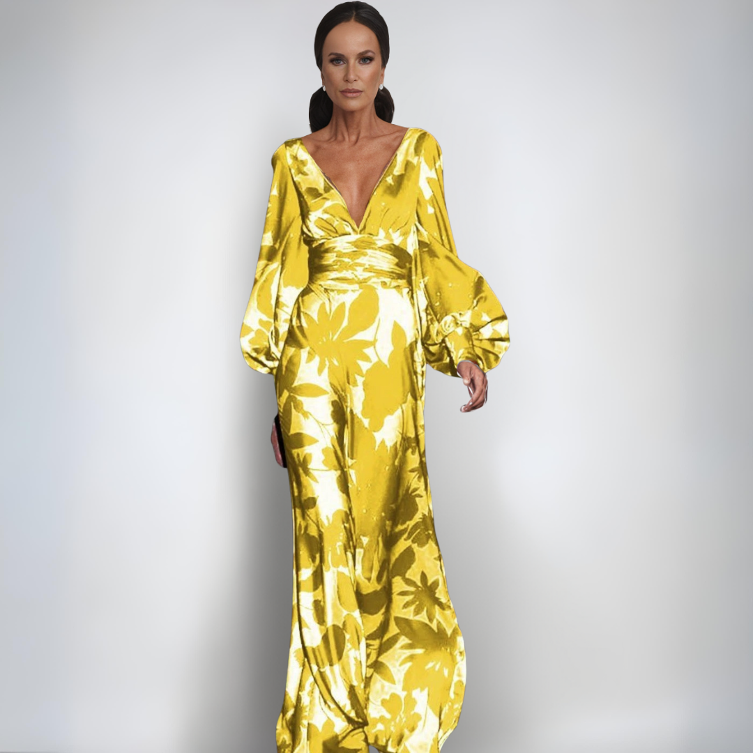 Alice | Elegantní Květinové Zavinovací Šaty