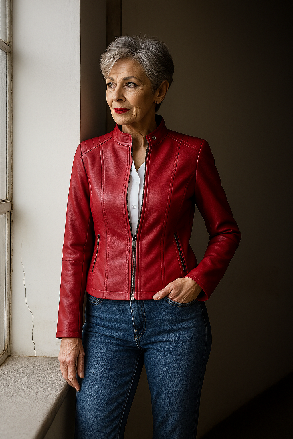 Aurelia™ | Luxusní kožená bunda pro ženy