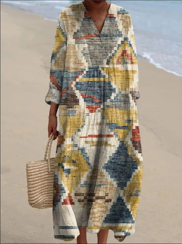 Naïa | Bohémská šaty s etnickými vzory