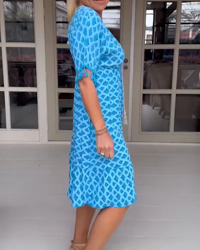 Eva | Elegantní volné šaty s V-výstřihem