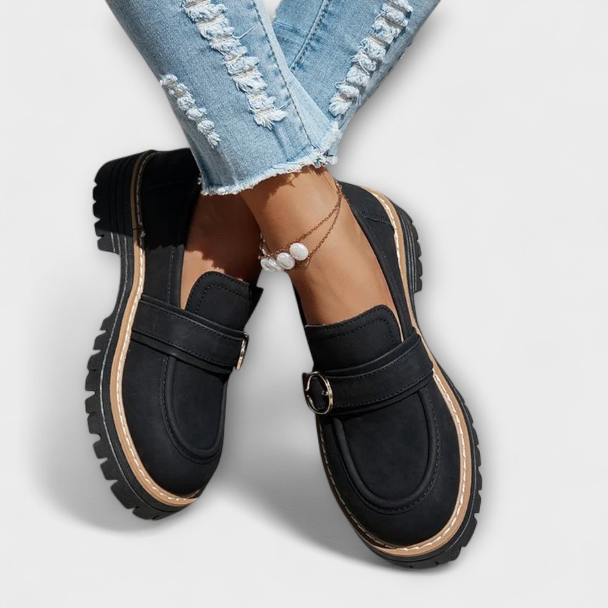 Lora – Casual Loafers s Kulatou Špičkou