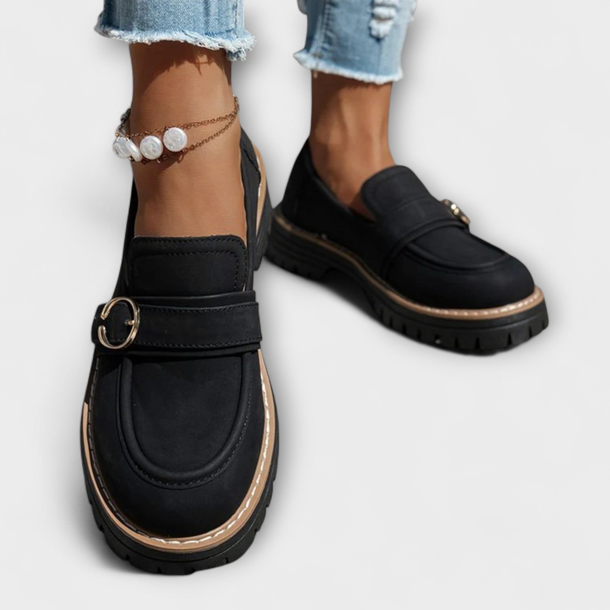 Lora – Casual Loafers s Kulatou Špičkou