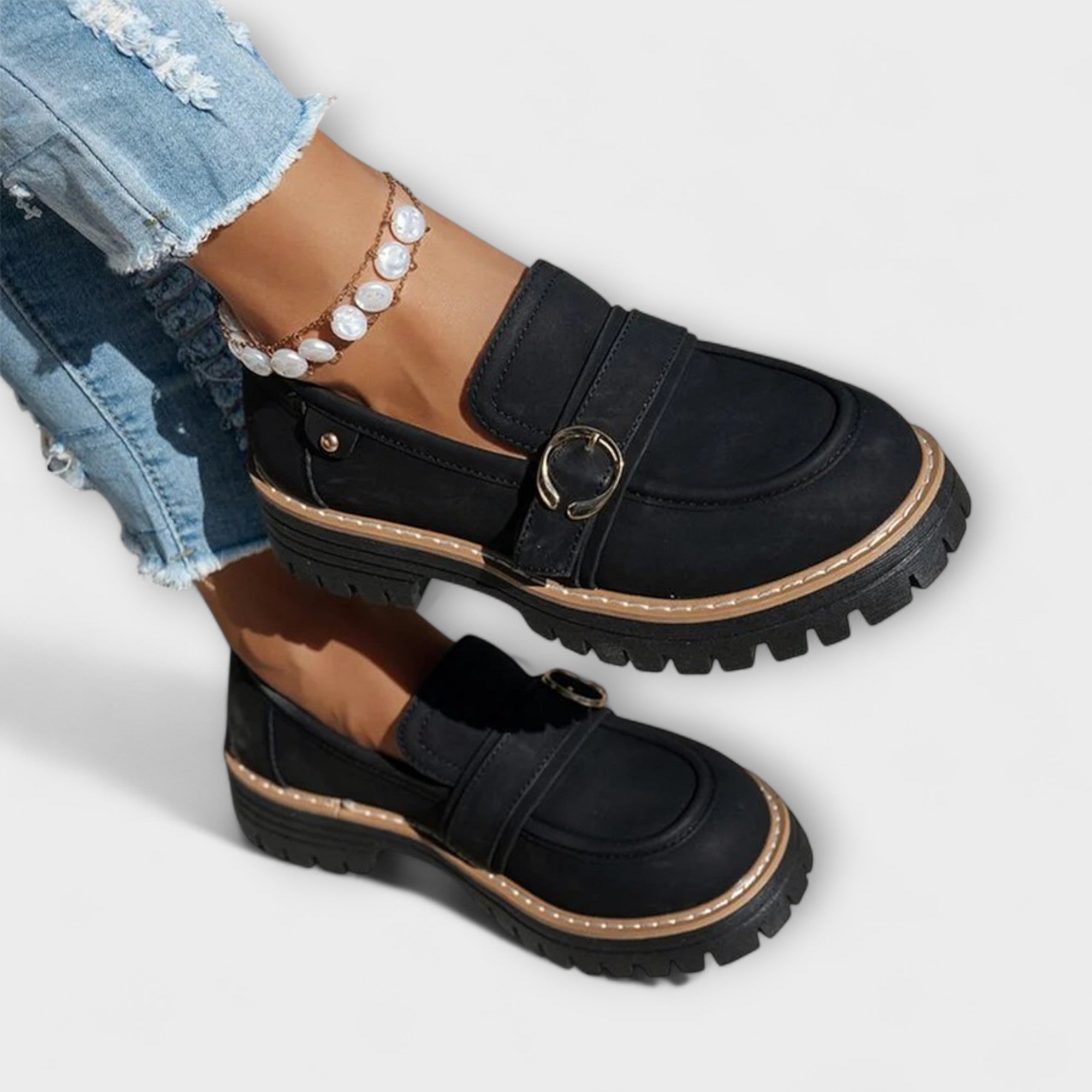 Lora – Casual Loafers s Kulatou Špičkou