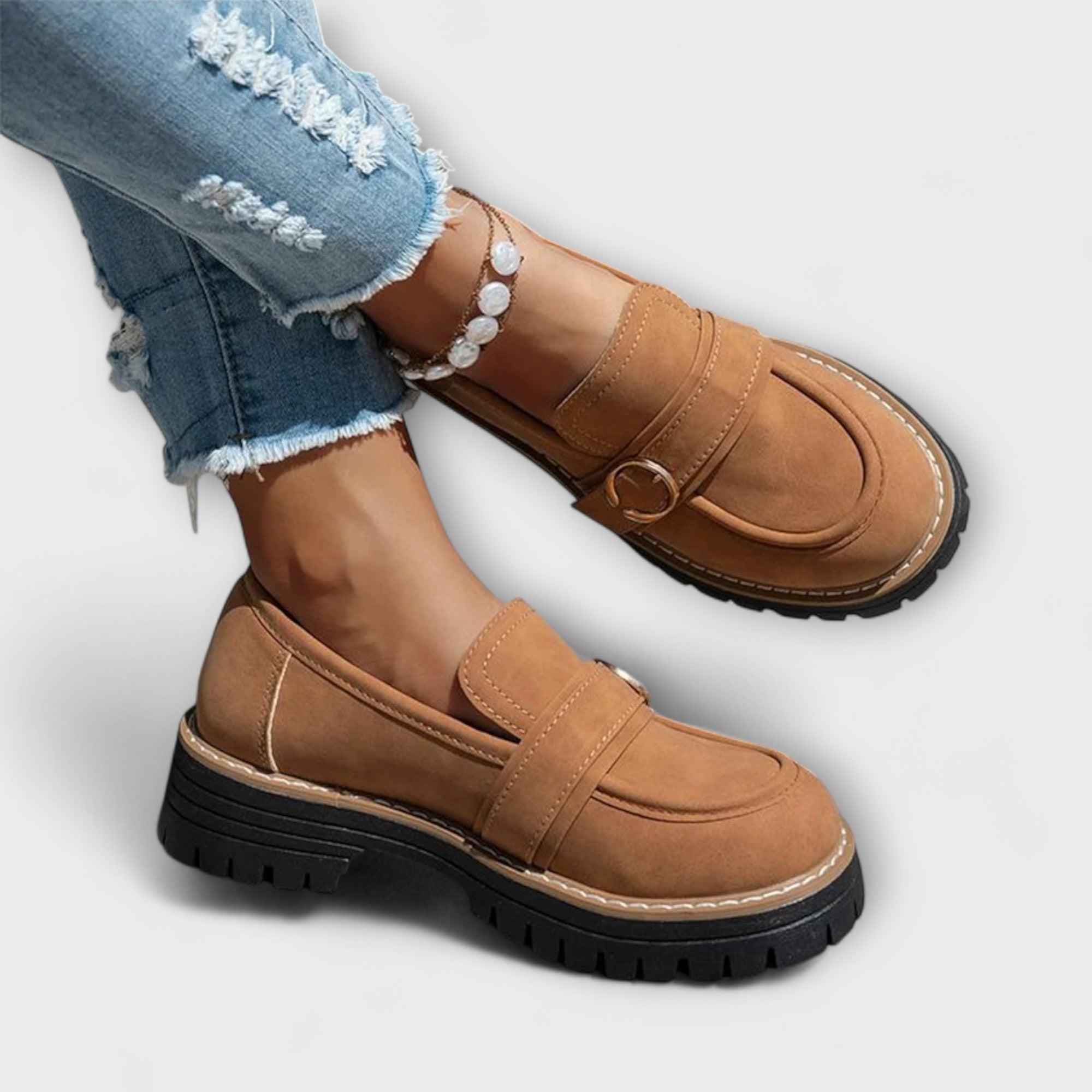 Lora – Casual Loafers s Kulatou Špičkou