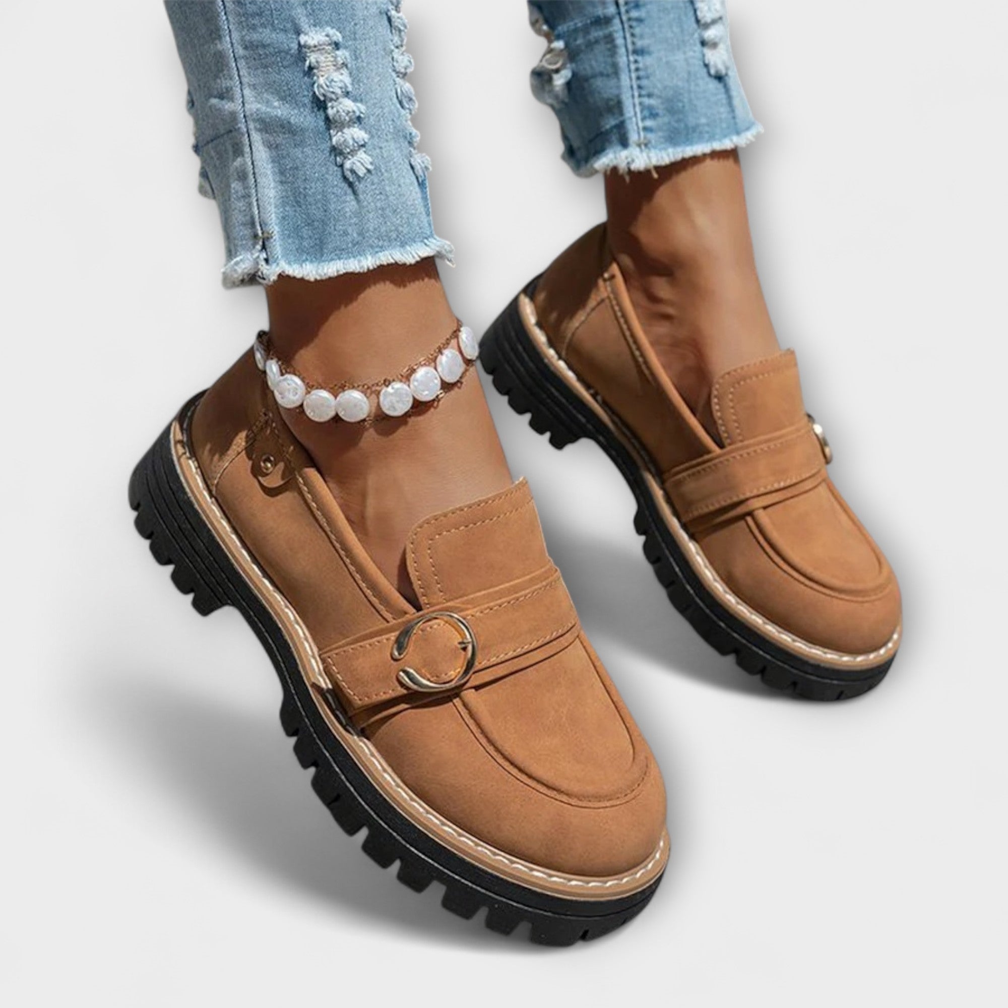 Lora – Casual Loafers s Kulatou Špičkou