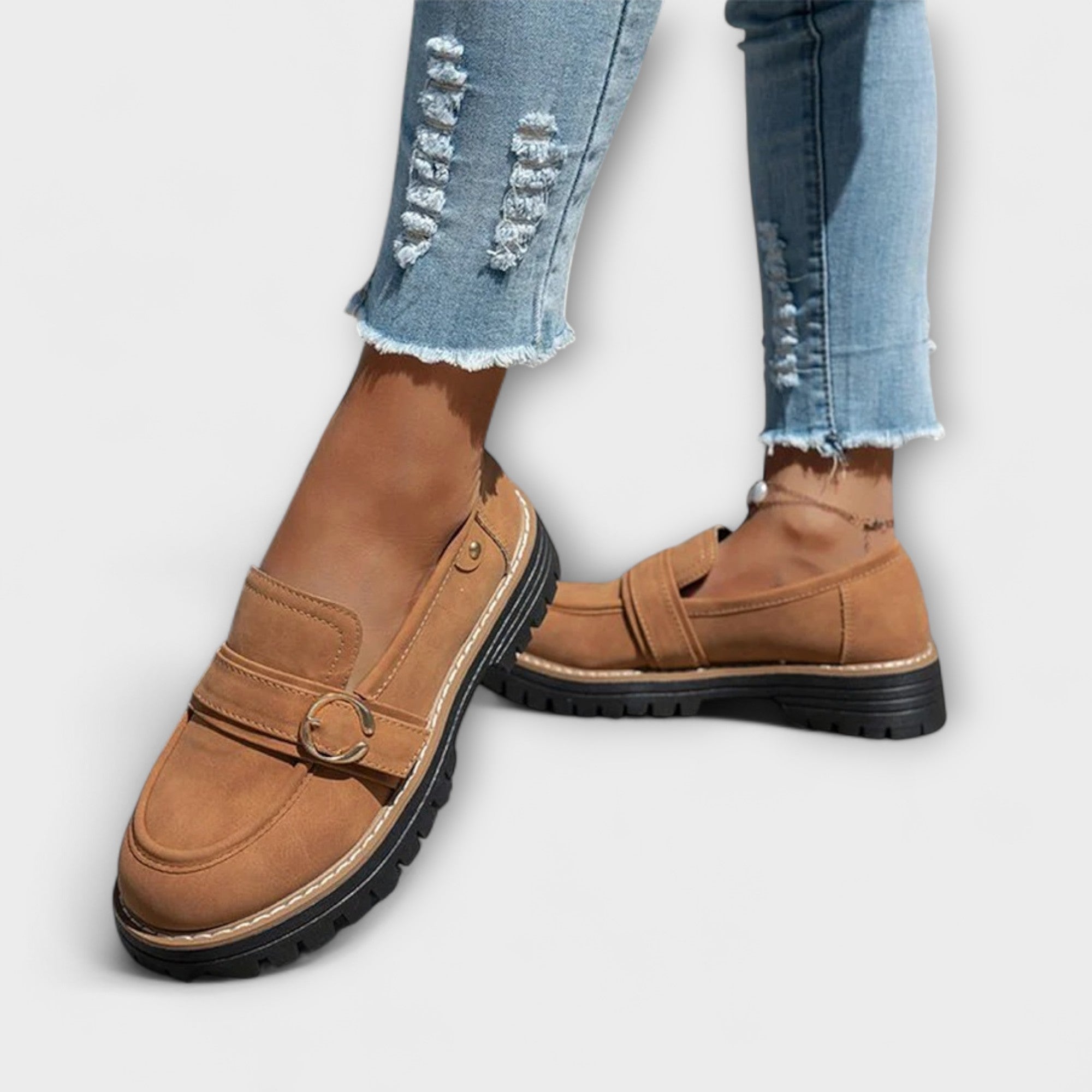Lora – Casual Loafers s Kulatou Špičkou