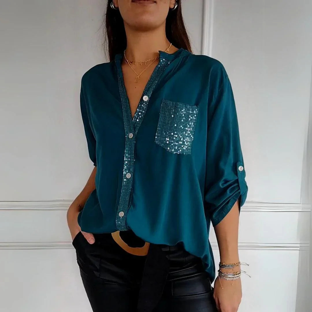 Alena | Elegantní halenka bez záhybů