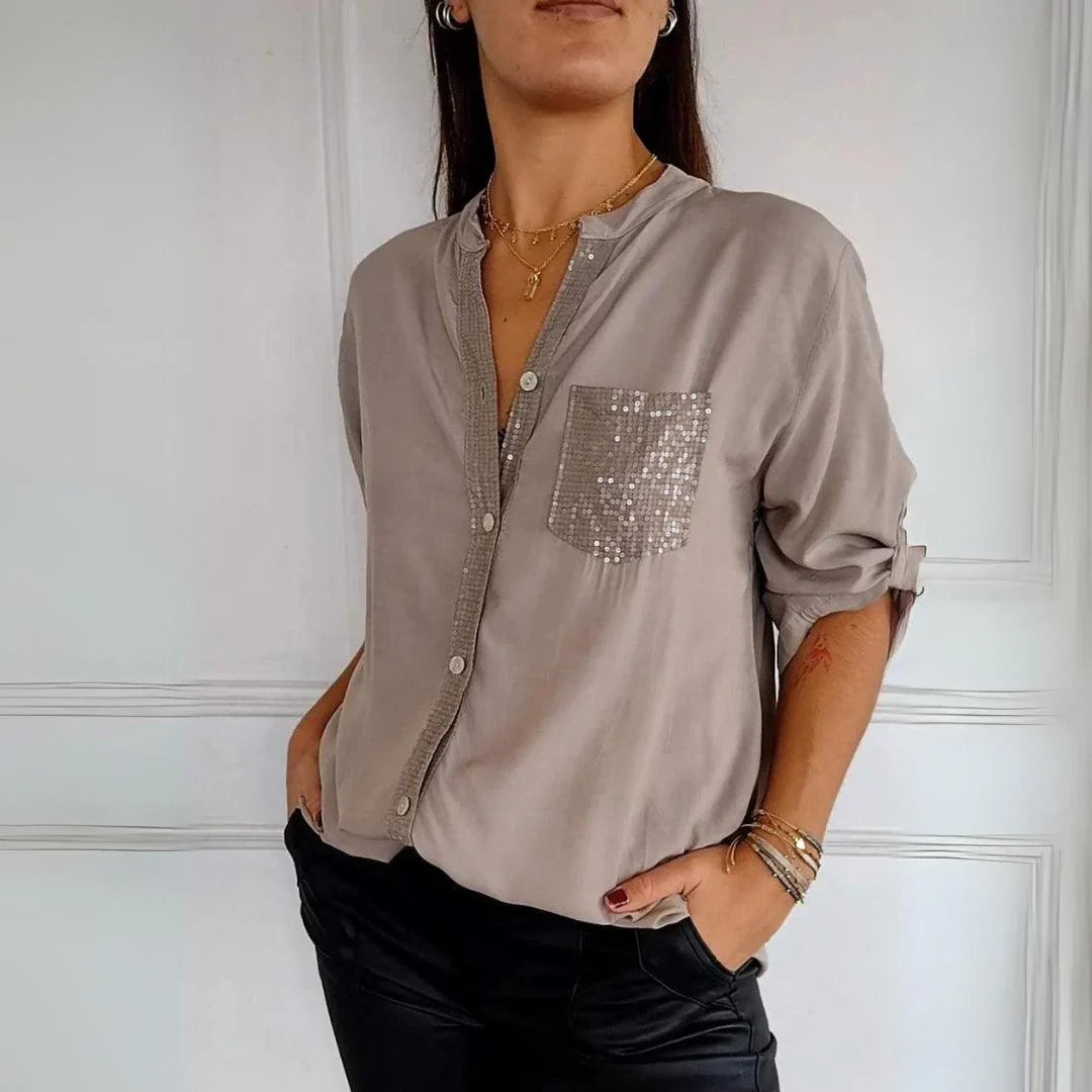 Alena | Elegantní halenka bez záhybů