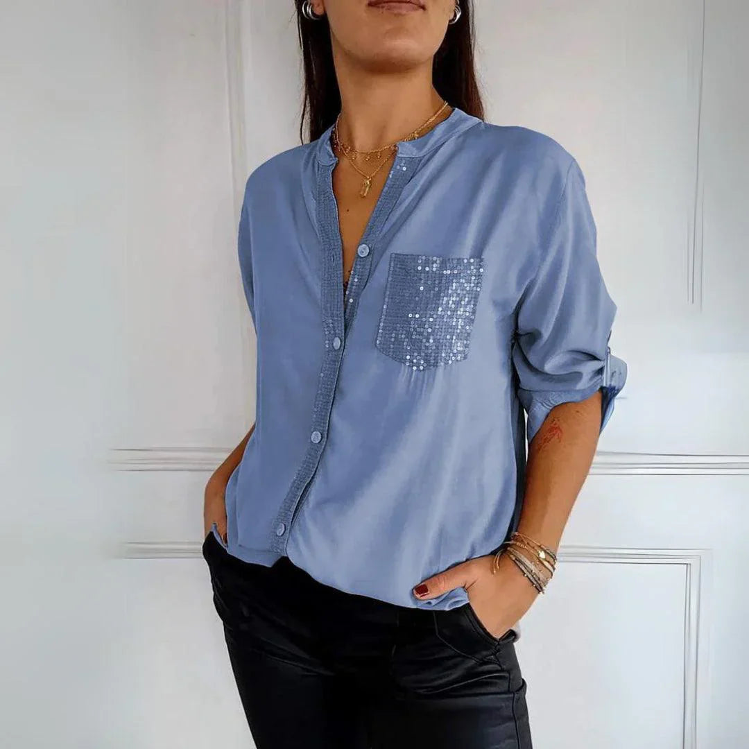 Alena | Elegantní halenka bez záhybů