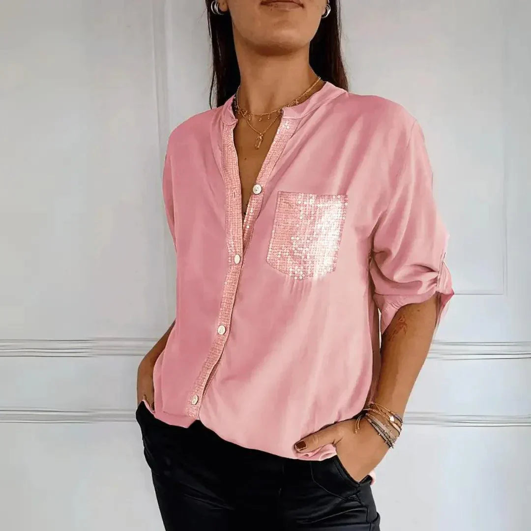 Alena | Elegantní halenka bez záhybů