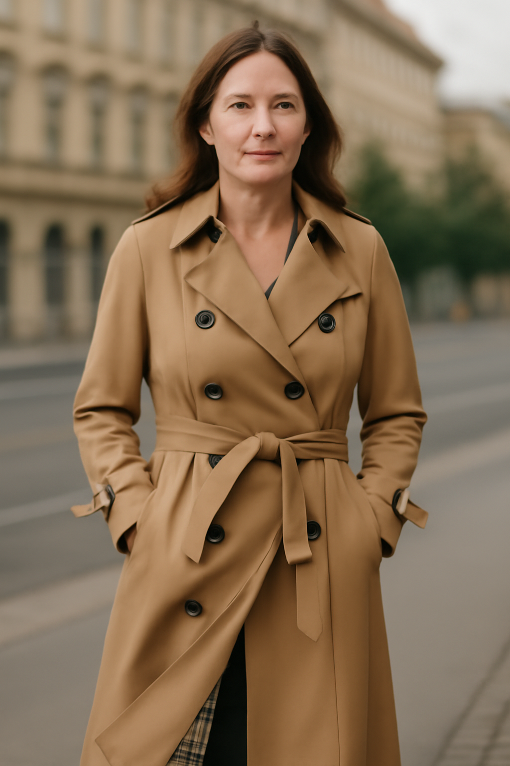 Emilia™ Elegantní Trenchcoat