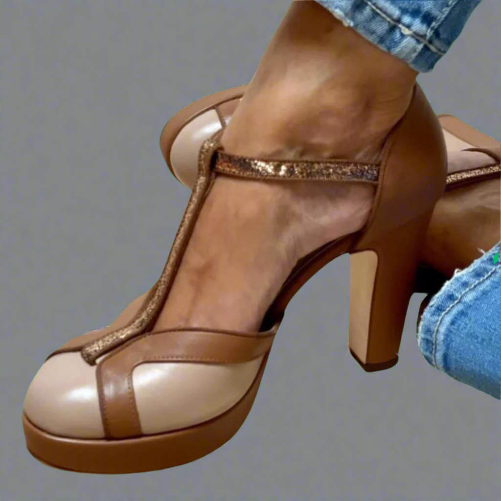 Frederika™ | Elegantní pohodlné sandály s podpatkem