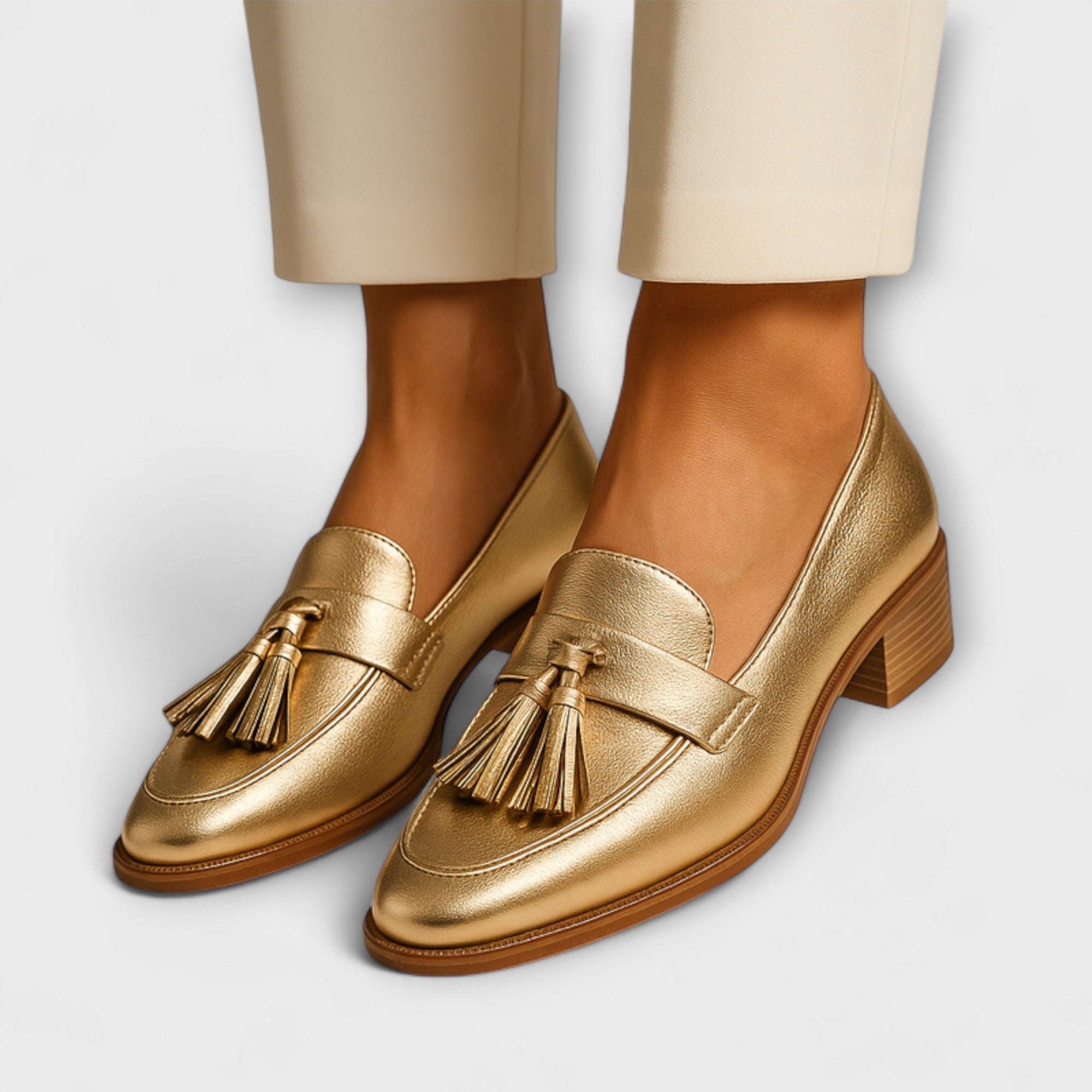 Celeste - Zlaté Loaferky