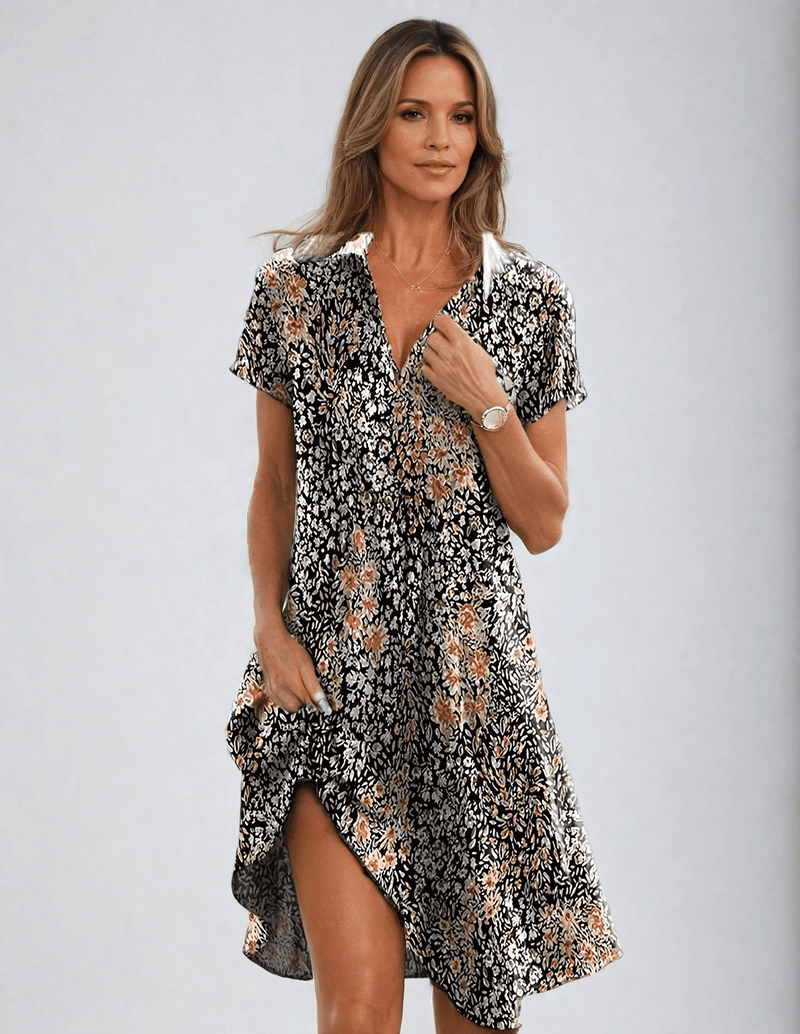 Eliska | Elegantní Květinové Šaty