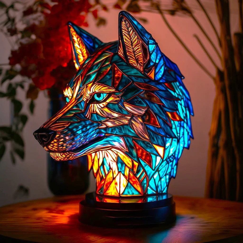 Blaze | Lampa lupo Magisk ve barevném skle