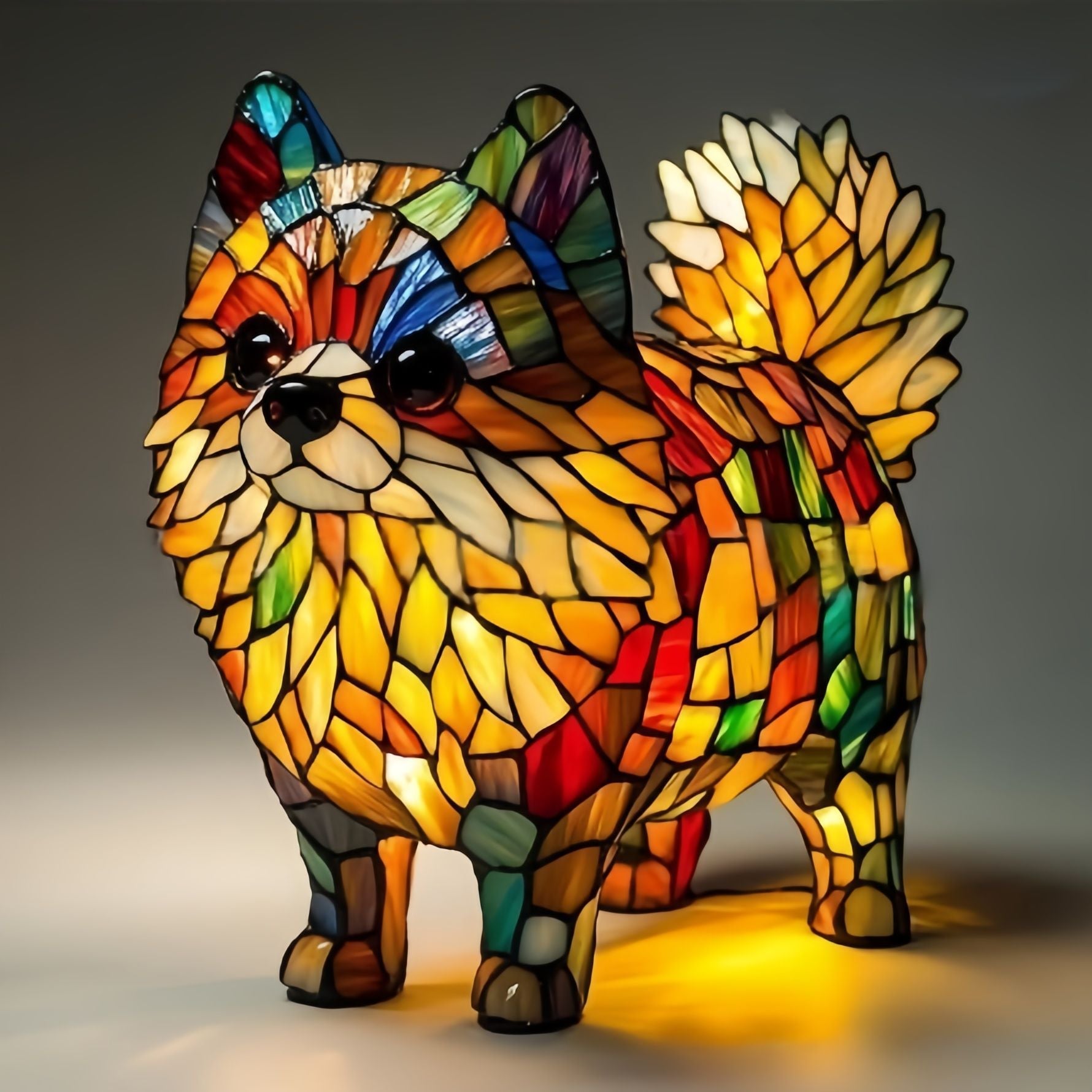 Fifi | Lampa pro psa Magisk z barevného skla