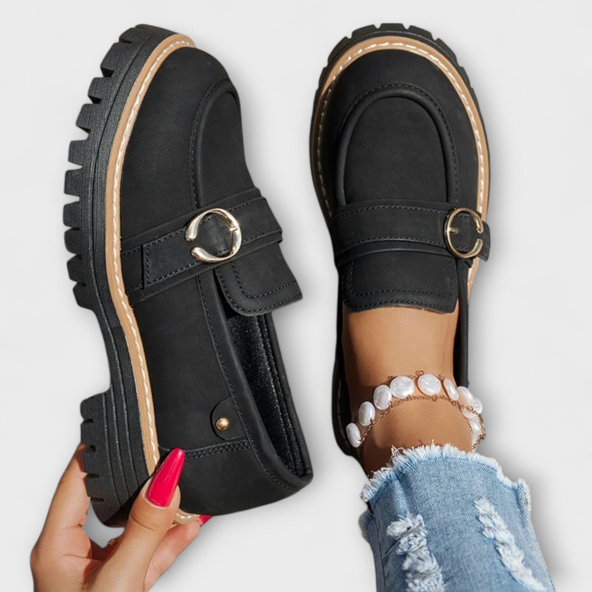 Lora – Casual Loafers s Kulatou Špičkou
