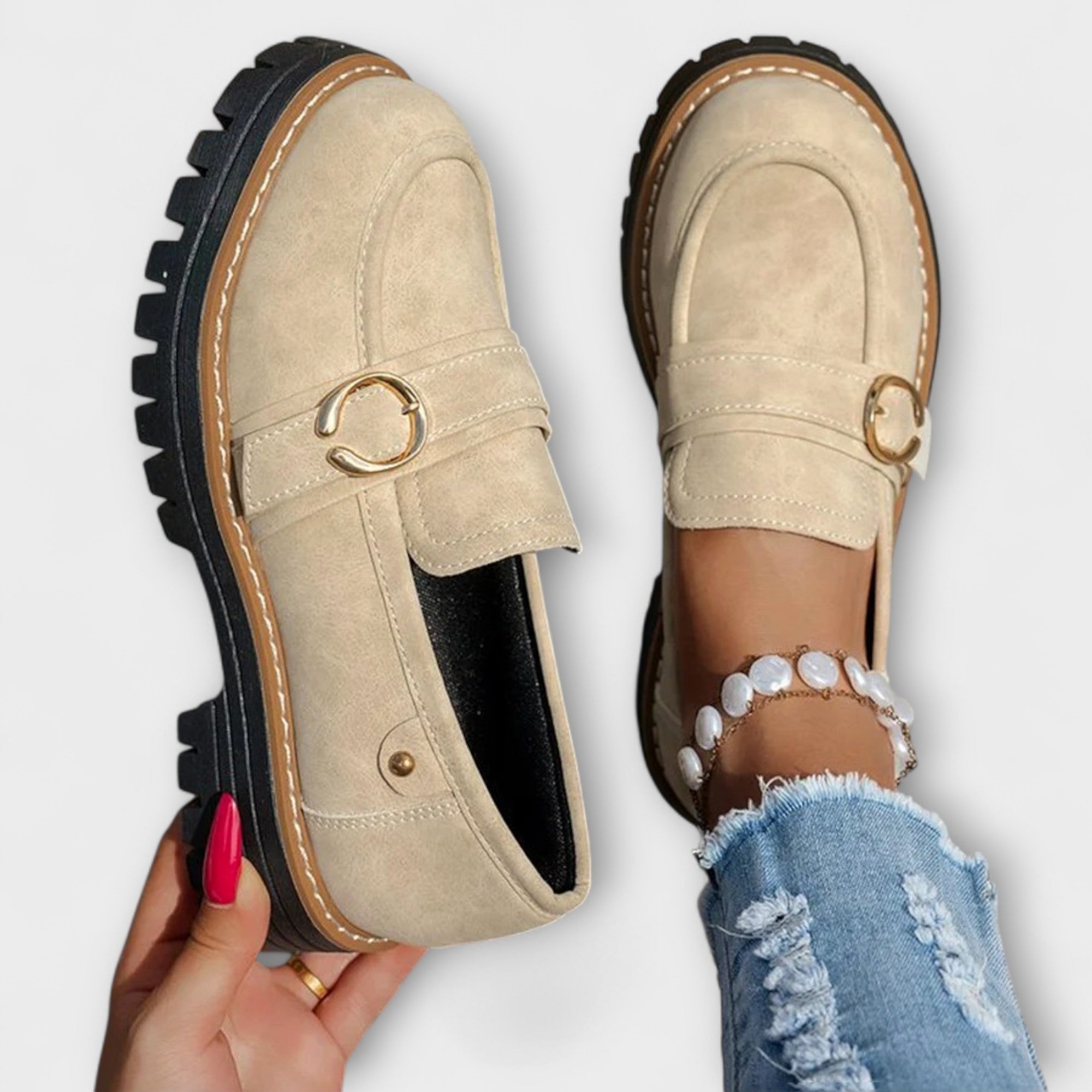 Lora – Casual Loafers s Kulatou Špičkou