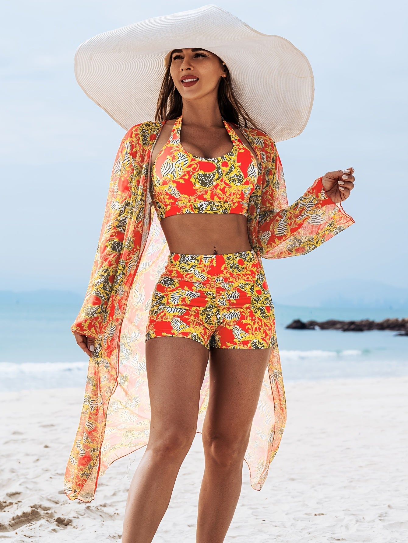 Isla – Elegantní 3dílná plážová sada