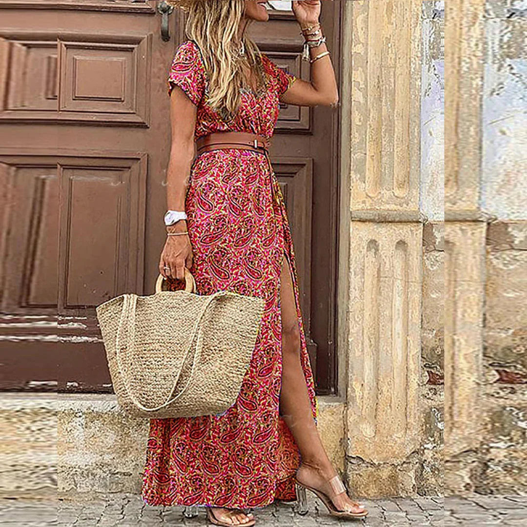 Sybella – Lehká maxi šaty boho